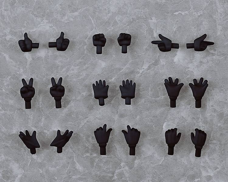 Nendoroid Doll: Wrist Parts Set Gloves Ver. (Black color ver.) [Good Smile Company]