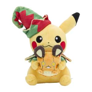 Pokemon Plush: Pikachu And Dedenne - Pokémon Christmas Toy Factory - Limited Edition [The Pokémon Company]