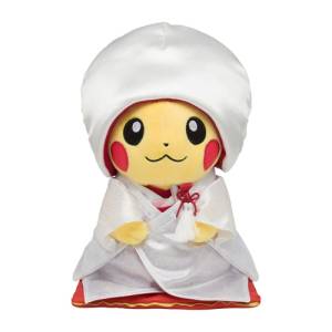 PELUCHE POKÉMON: Pokémon Garden Wedding - Female Pikachu Traditional Costume - Limited Edition [The Pokémon Company]