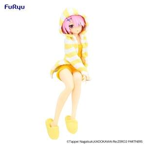 Noodle Stopper Figure: Re:Zero kara Hajimeru Isekai Seikatsu - Ram (Prize Figure) - Room Wear Yellow Color Ver. [FuRyu]