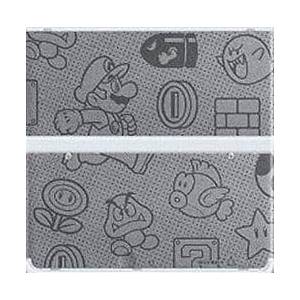 Nintendo New 3DS - Cover Plates No.012 - Mario Monogram Felt [Occasion / Loose]