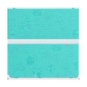 Nintendo New 3DS - Cover Plates No.026 - Mario Monogram Green [Used / Loose]