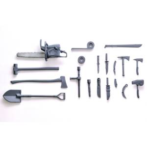 Little Armory (LD026): Melee Weapon Set A 1/12 (Plastic Model Kit) [Tomytec]