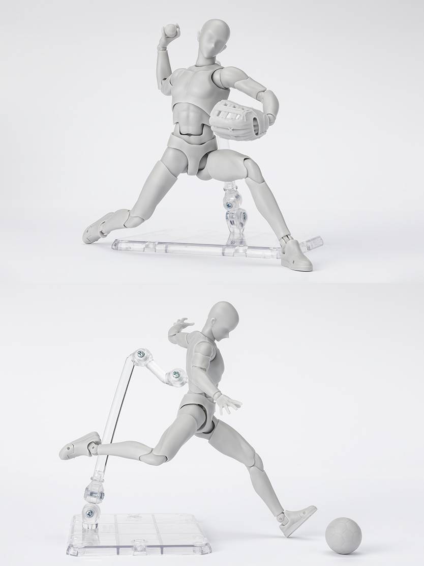 S.H.FIGUARTS: BODY-KUN - Sports Edition DX Set (Gray Color Ver.) [Bandai Spirits]