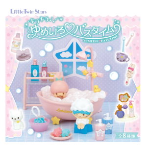 Sanrio Characters: Little Twin Stars Shiny Dream Color Bath Time (8pack box) - Candy Toys [Re-Ment]