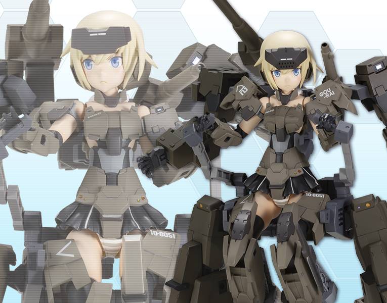 Frame Arms Girl: Gourai-Kai with Exosuit Gourai - Plastic Model [Kotobukiya]