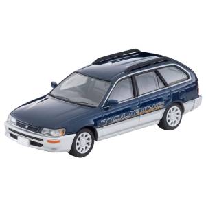 Tomica Limited Vintage Neo: LV-N287a - Toyota Corolla Wagon L Touring Option Equipped Vehicle (Blue/Silver) '96 [Takara Tomy]