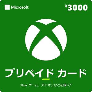 Xbox Prepaid Card - ¥3,000 [for Japanese account]