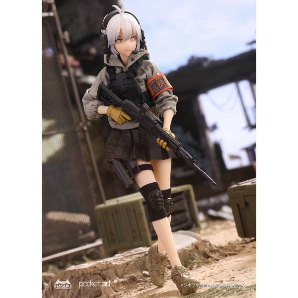 ミリタリー HASUKIPOKETART1/12 PA.003 HABESASHA Hasuki 1/12 Pocket Art Series Rifleman Habe Sasha PA003