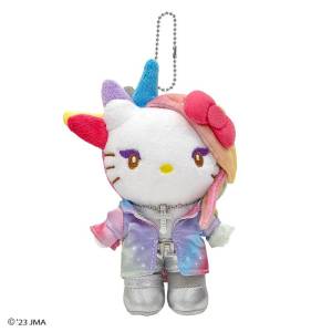 Sanrio Plush: Yoshiki x Hello Kitty - Yoshikitty Mascot Holder (Pastel Moon Ver.) [Sanrio]