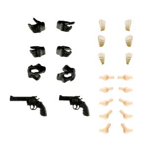 Little Armory (LAOP13): Sousai Shoujo Teien - Tactical Glove 2 Revolver Set (Black Ver.) - Plastic Model Kit 1/12 [Tomytec]