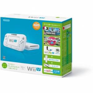 Wii U White - Suguni Asoberu Family Premium Set + Wii Fit U [Used Good Condition]