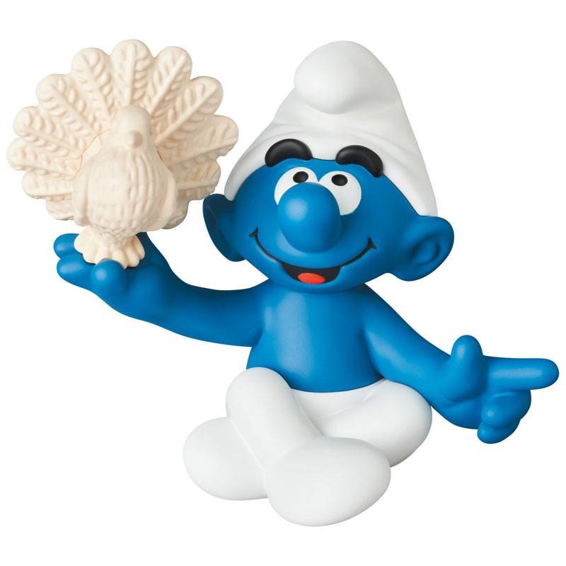 UDF: The Smurfs Series 2 - Smurf with Bird [Medicom Toy]