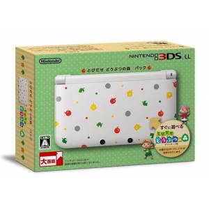 Nintendo 3DS LL / XL - Tobidase Doubutsu no Mori Design [Used Good Condition]