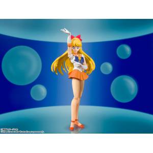 S.H.FIGUARTS: Bishoujo Senshi Sailor Moon - Artemis & Sailor Venus - Animation Color Edition (Reissue) [Bandai Spirits]
