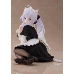 Desktop Cute: Wandering Witch The Journey of Elaina - Elaina (Cat Ear Maid Ver.) (2nd Hand Prize Figure) [Taito]