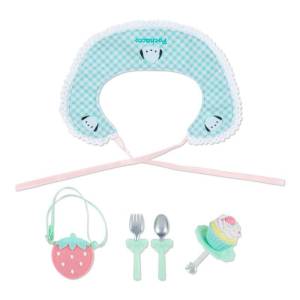 Sanrio Stuffed Doll: Pittato Friends - Pochacco - Cafe Accessories Set [Sanrio]