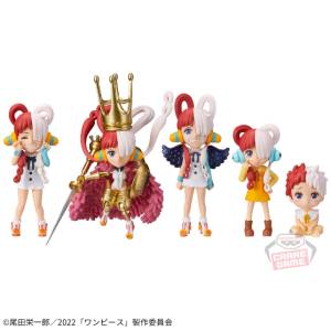 One Piece: World Collectable Figure - One Piece Film Red - Uta - 5 Figures Complete Set (Banpresto) [2nd Hand]