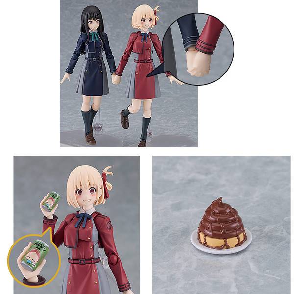 Figma: Lycoris Recoil - Nishikigi Chisato & Takina Inoue (Limited Edition Set with Bonus) [Max Factory]