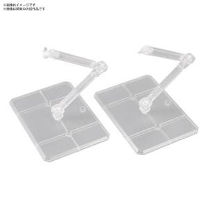Figure-rise Standard: Action Base 7 (Clear Color Ver.) Set Of Two Figure Stands [Bandai Spirits]