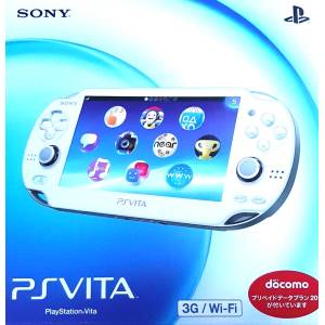 PlayStation Vita - Crystal White - 3G / Wi-Fi (PCH-1100 AB02) [Used Good Condition]