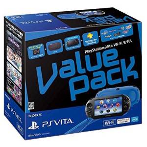 PlayStation Vita Slim - Blue & Black - Value Pack - Wi-Fi (PCHJ-10022) [Used Good Condition]