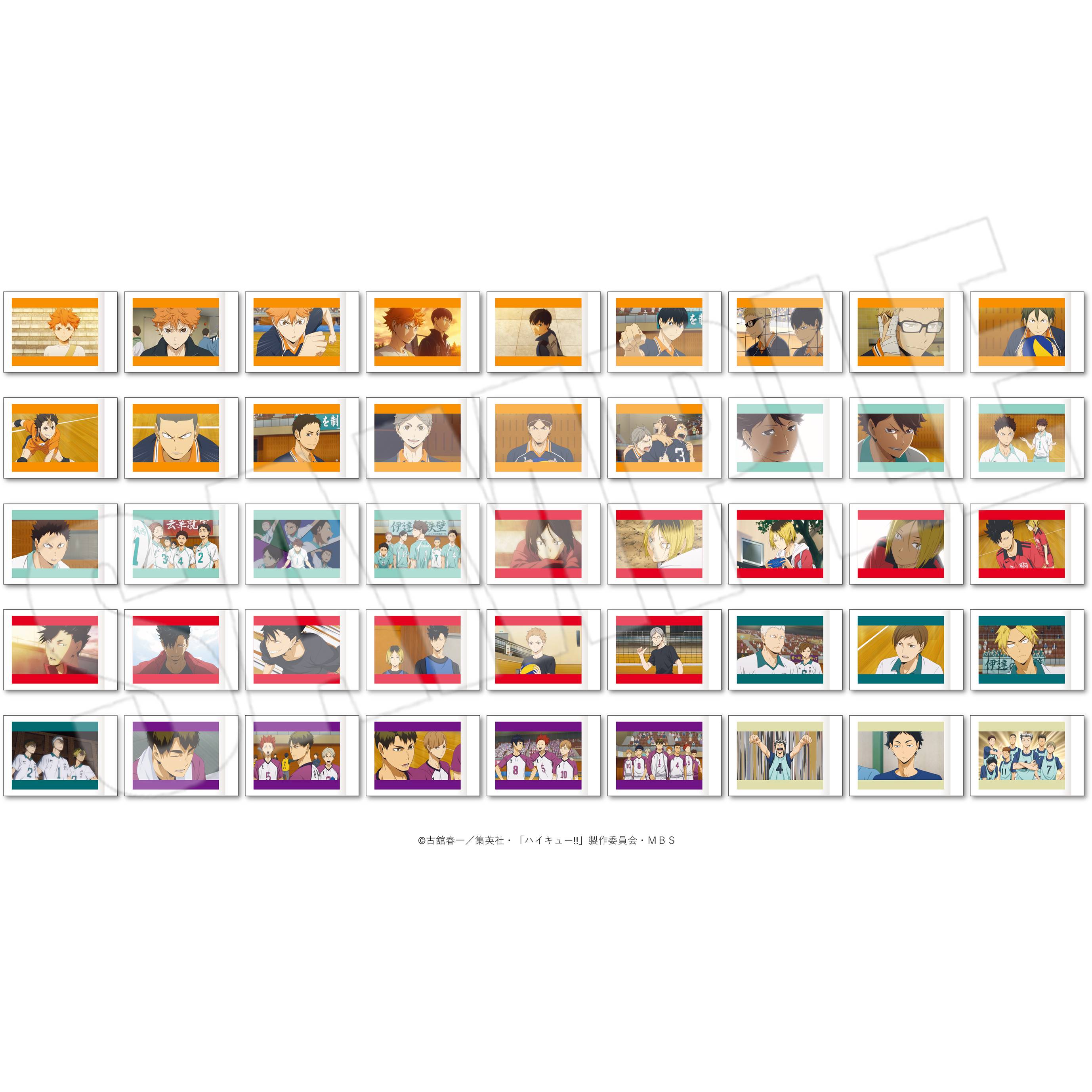 Haikyuu!! : Pashakore Instant Photo / Polaroid Style Trading Cards (10 Pack Box) [Movic]