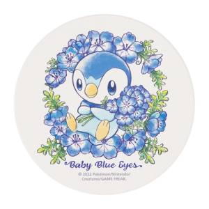 Pokemon: Water absorption Coaster - Baby Blue Eyes - Tiplouf [The Pokémon Company]
