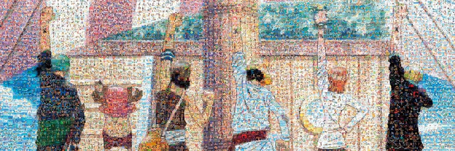 One Piece: Jigsaw Puzzle - One Piece Mosaic Art - Friendship Sign (950 Pieces) [Ensky]