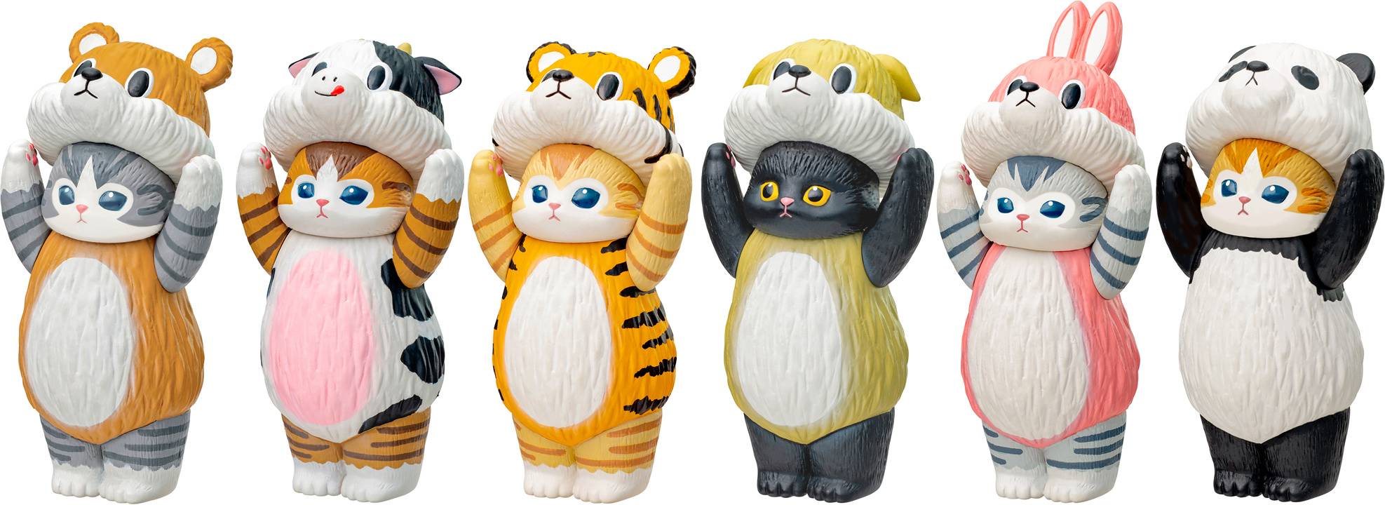 Mofusand Soft Vinyl Collection - 6 Figures/box ! Nin-Nin