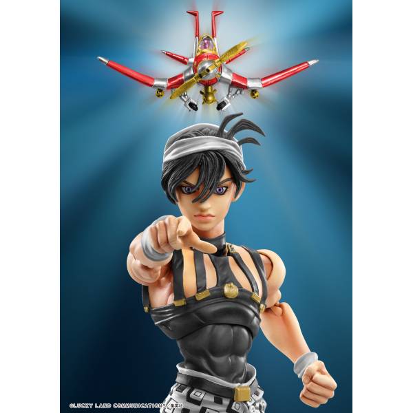 JoJo's Bizarre Adventure Guido Mista & S-P Black Version Super Action  Statue Action Figure