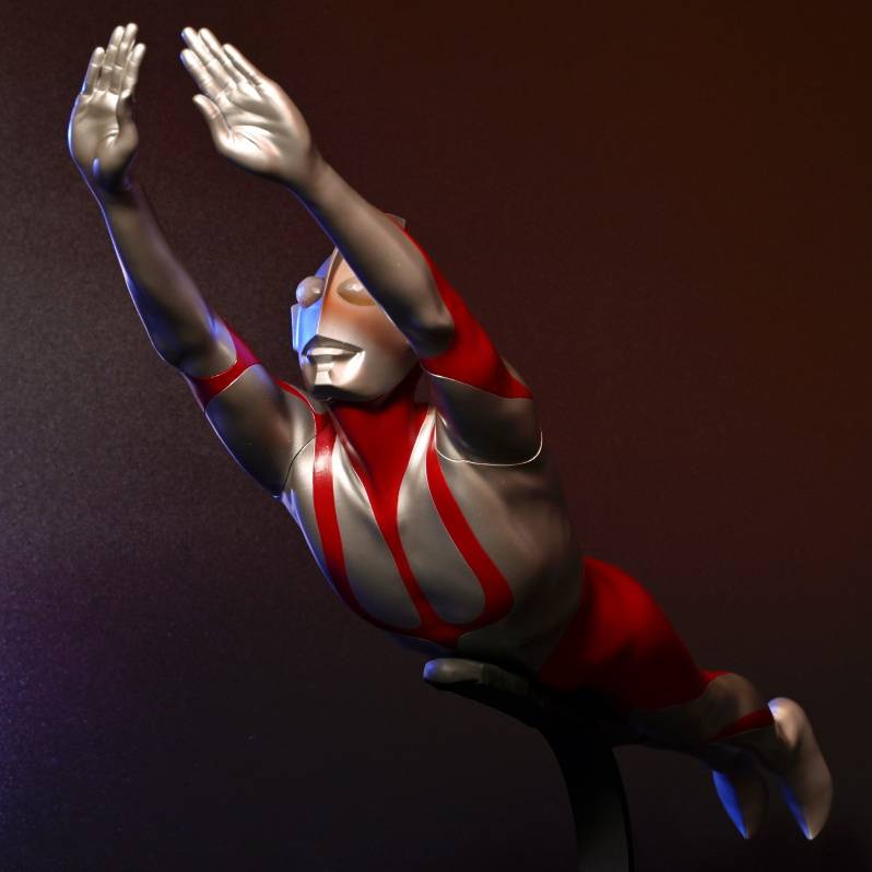 ウルトラマン MEGAソフトビニールモデル KAIYODO KAIYODO MEGA SIZE SERIES ULTRAMAN (B Type) Reprint 45cm SOFT