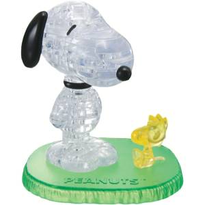 Peanuts: Crystal 3D Puzzle - Snoopy & Woodstock (37 Pieces) [Beverly]