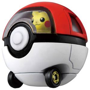 Dream Tomica Ride On : Pokemon - R10 Pikachu & Poke Ball Car [Takara Tomy]