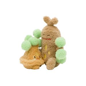 Pokemon Plush: Buruburu...Mugyu! - Nakibeso Bonsly & Sudowoodo [The Pokémon Company]