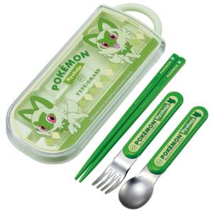Pokémon: Children's 3-Piece Cutlery Set - Poussacha [Skater]