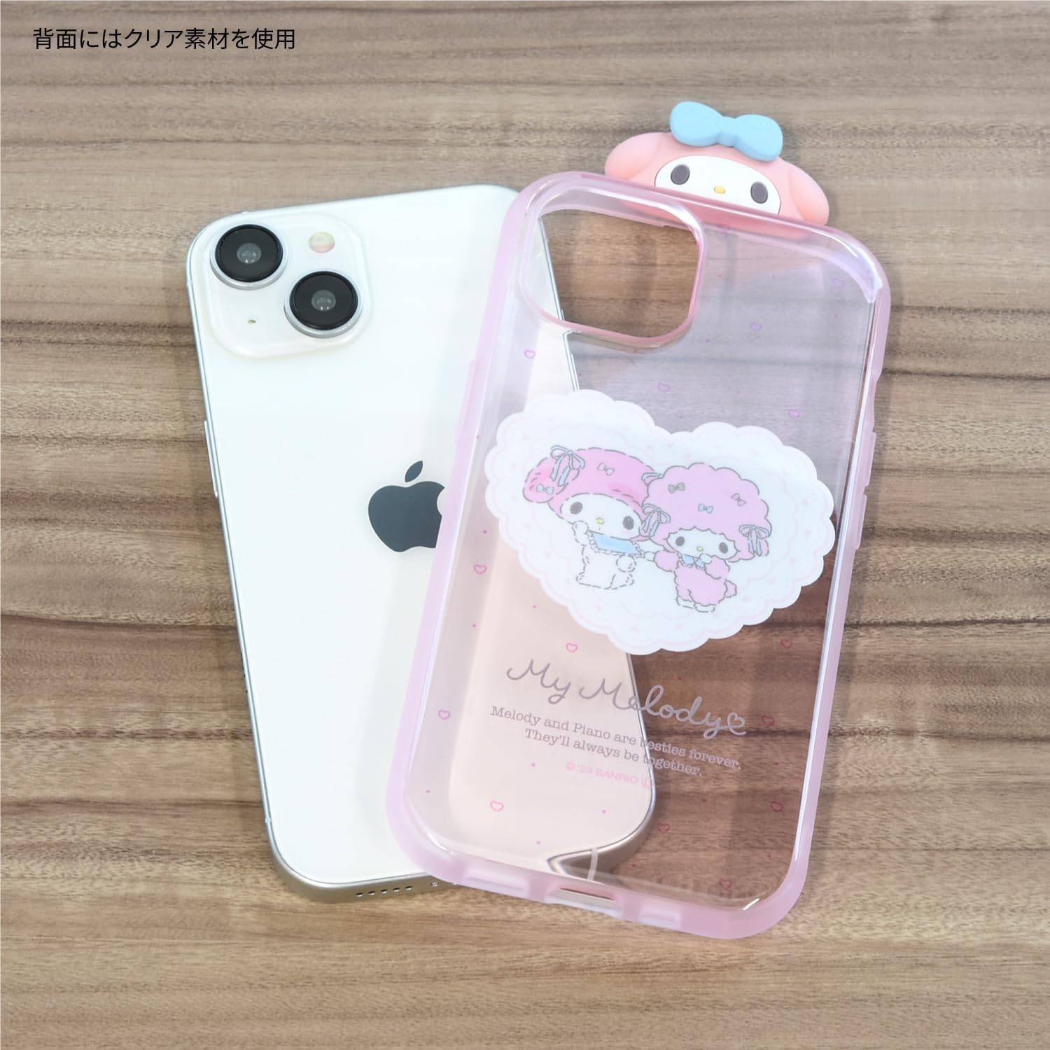 Sanrio Characters: My Melody - Frame IIIIfit - Clear Case (iPhone15/14/ ...