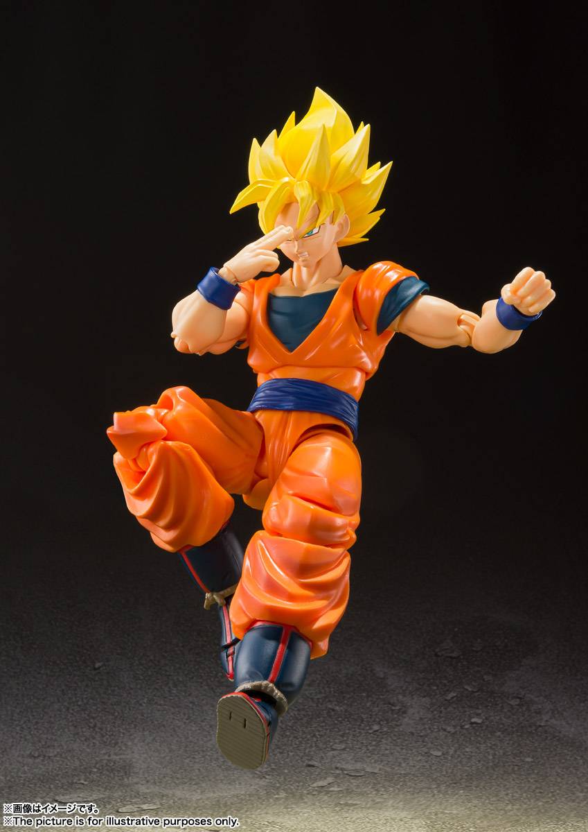 S H FIGUARTS Dragon Ball Z Son Goku SSJ Full Power Ver Reissue Bandai Spirits Nin