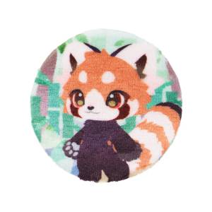 FLUFFY LAND: MofuMofu Badge Garnet [GoodSmile Moment]