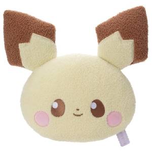 Pokemon: Pokepeace - Face Shaped Cushion Plush - Pichu [The Pokémon Company]