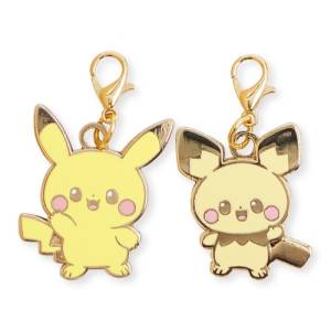 Pokemon: Pokepeace - Metal Charms - Pikachu & Pichu [The Pokémon Company]
