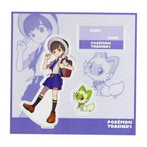 Pokemon: POKÉMON TRAINERS - Acrylic Stand - Florian & Poussacha [The Pokemon Company]