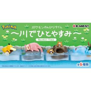 Pokemon: Nonbiri Time - Taking a Break at the River (6Packs/Box) [Re-Ment]