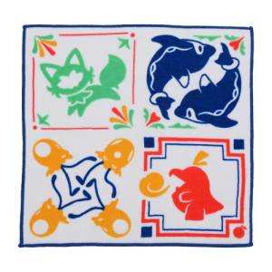 Pokemon: Paldea Tile - Hand Towel - Blue [The Pokémon Company]