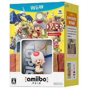 Susume! Kinopio Taichou / Captain Toad - Treasure Tracker - Amiibo Set [WiiU - Used Good Condition]