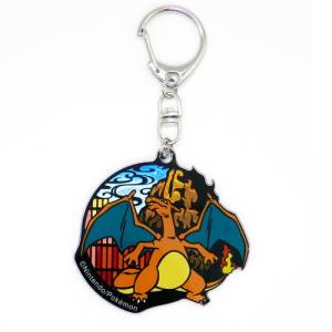 Pokemon: Glitter Acrylic Keychain - Dracaufeu (A) [The Pokémon Company]