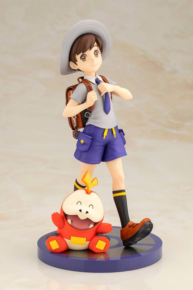 ARTFX J: Pokemon - Florian (Haruto) & Fuecoco 1/8 [Kotobukiya]