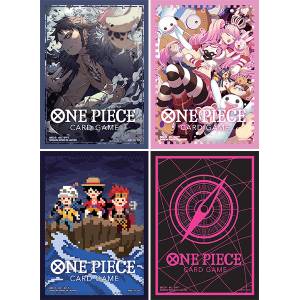 ONE PIECE CARD GAME: Official Card Sleeve 6 - 4 Types Set [Bandai]