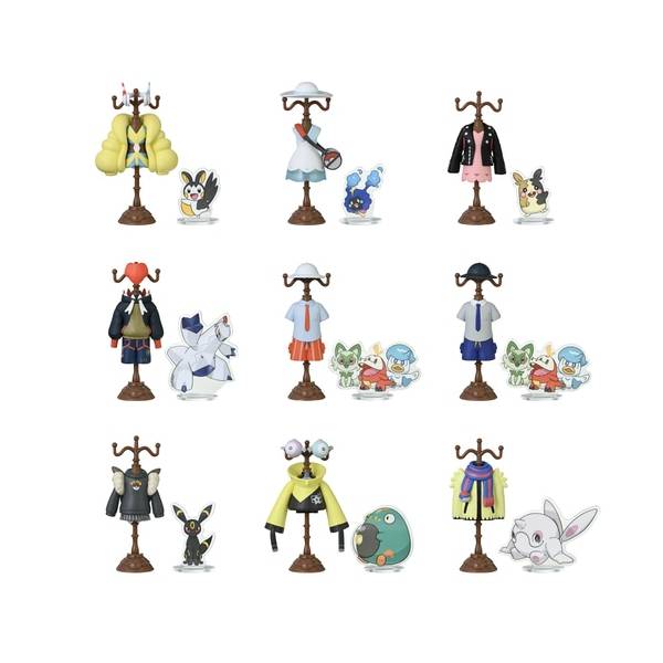 Pokemon: Figures BOX Costume - Miniature Torso (6 Packs/Box) [The ...