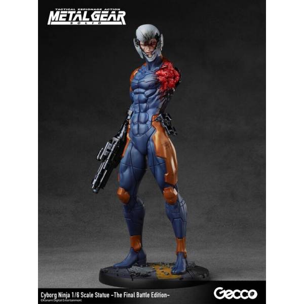L GEAR SOLID サイボーグ忍者 ダメージ版 gecco Metal Gear Solid サイボーグ忍者 1/6スケールレジンモデル